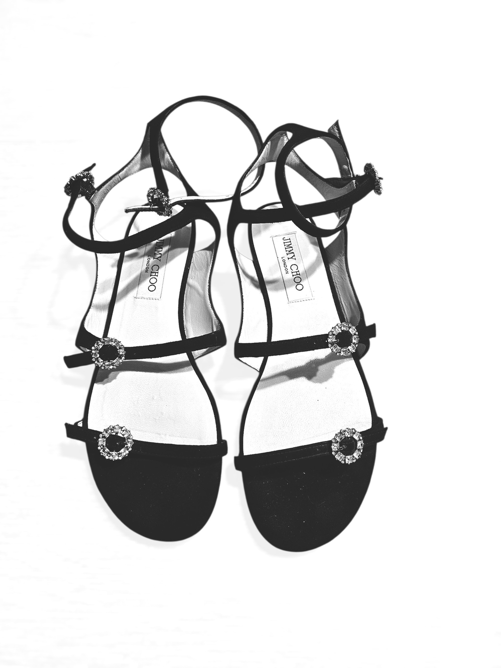 Jimmy Choo Embellished Gladiator Sandals Size 38